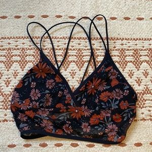 Floral bralette no padding